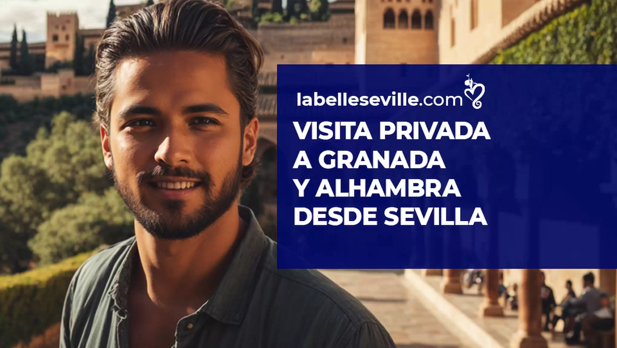 Turista Mirando Las Vistas Desde Alhambra - Excursión a la Alhambra y Granada desde Sevilla (visita privada)
